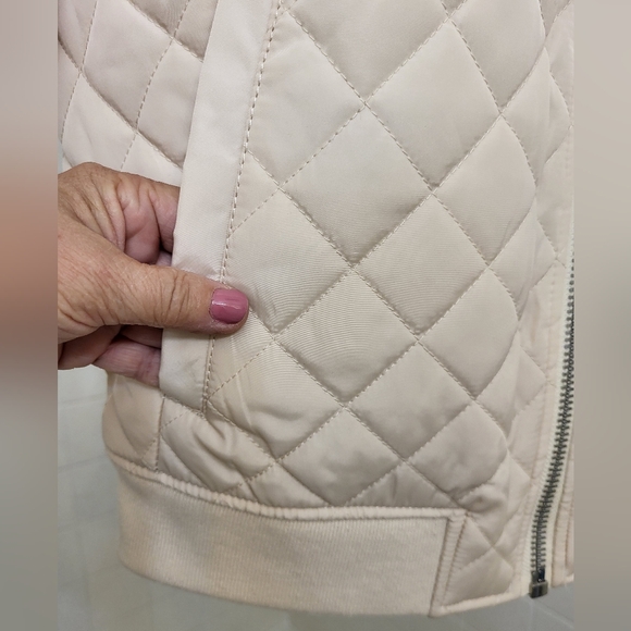 Women's Levi's Quilted Bomber Jacket Size Large - Picture 2 of 12